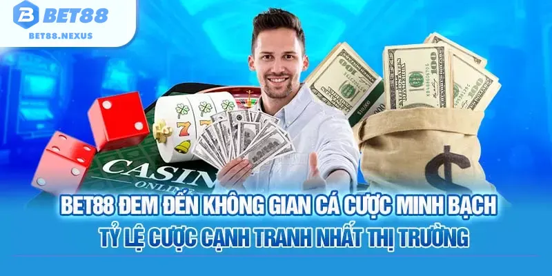 Tỷ lệ cược tại Bet88 xanh chín hàng đầu thị trường